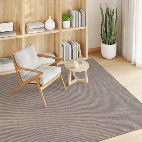 Vidaxl binnen kleed lugo crème en taupe 200 x 200 cm polyester