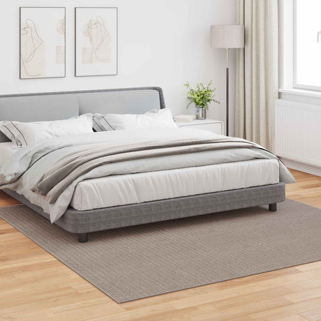 Vidaxl binnen kleed lugo crème en taupe 240 x 240 cm polyester