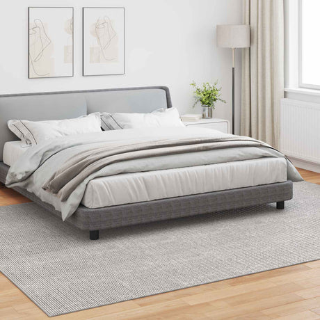 Vidaxl binnen kleed lugo crème en grijs 200 x 280 cm polyester