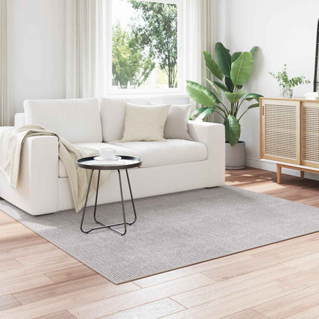 Vidaxl binnen kleed lugo crème en grijs 120 x 120 cm polyester