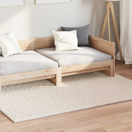 Vidaxl vloerkleden rechthoekig sirolo beige 230 x 160 cm polyester