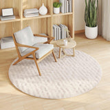 Vidaxl vloerkleden rond sirolo beige ø 160 cm polyester