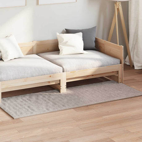 Vidaxl binnen kleed sirolo zand 80 x 200 cm polyester medium pile