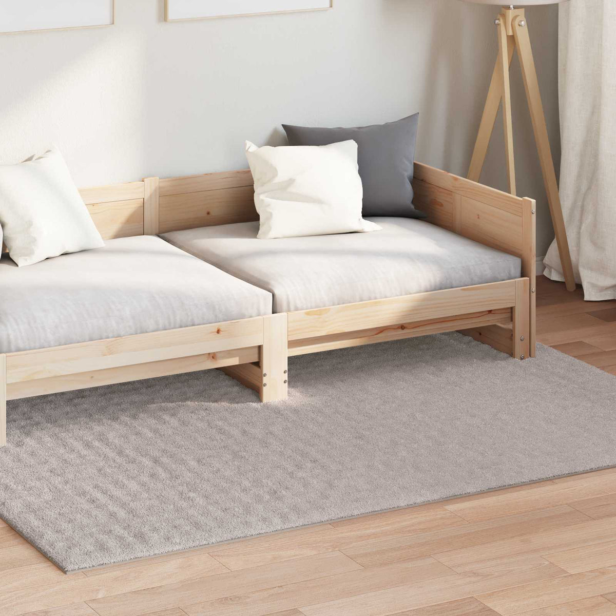 Vidaxl vloerkleden rechthoekig sirolo zand 170 x 120 cm polyester