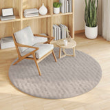 Vidaxl vloerkleden rond sirolo zand ø 200 cm polyester
