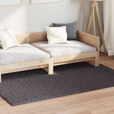 Vidaxl binnen kleed sirolo antraciet 160 x 230 cm polyester