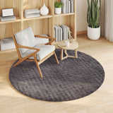 Vidaxl vloerkleden rond sirolo antraciet ø 200 cm polyester