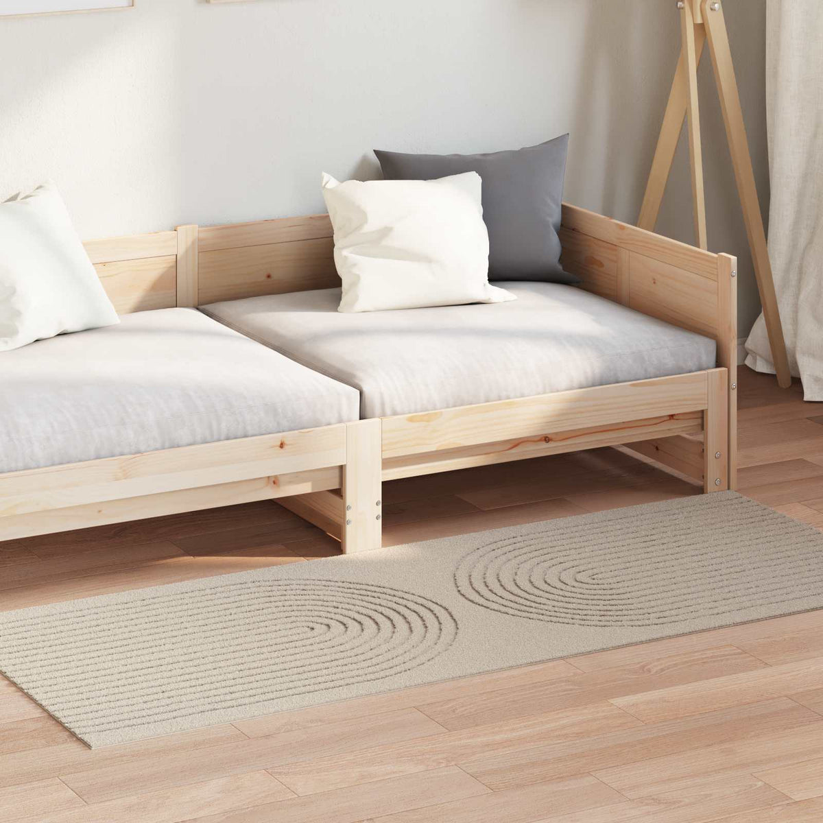 Vidaxl binnen kleed galati beige 150 x 80 cm polyester