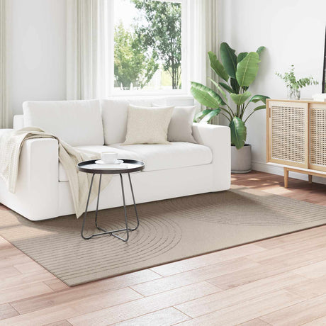 Vidaxl binnen kleed galati beige 200 x 140 cm polyester