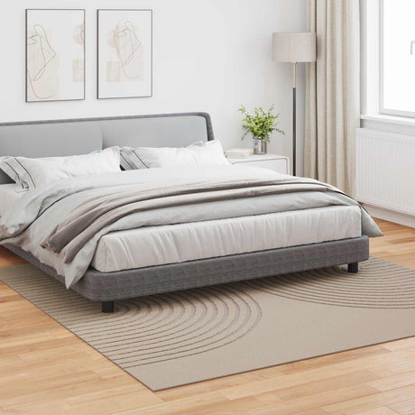 Vidaxl binnen kleed galati beige 240 x 240 cm polyester