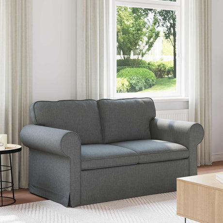Vidaxl bank donkergrijs 155 x 82 x 80 cm stof