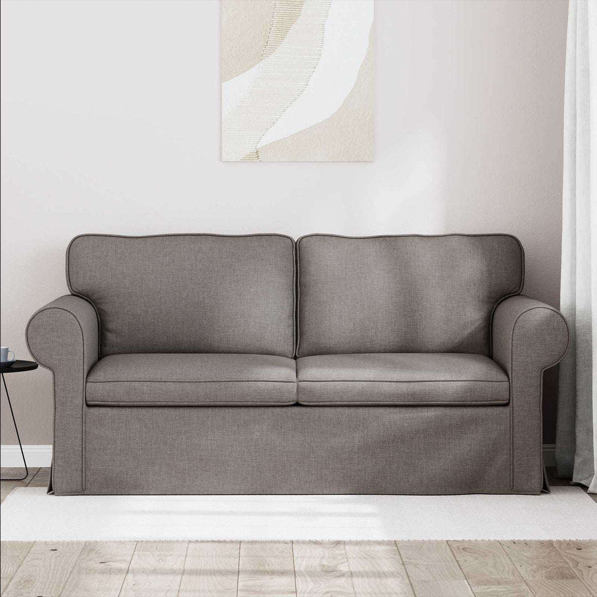 Vidaxl bank taupe 175 x 82 x 80 cm stof