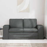 Vidaxl bank donkergrijs 162 x 80 x 82 cm stof