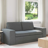 Vidaxl bank donkergrijs 182 x 80 x 82 cm stof