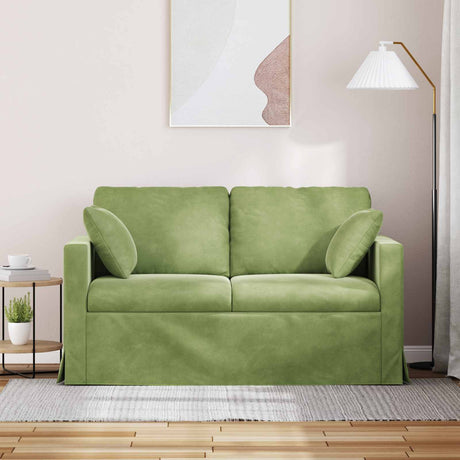 Vidaxl bank lichtgroen 138 x 78 x 80 cm fluweel