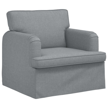 Vidaxl bank lichtgrijs 84 x 80 x 85 cm stof