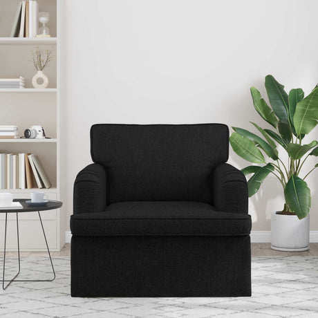 Vidaxl bank zwart 84 x 80 x 85 cm stof