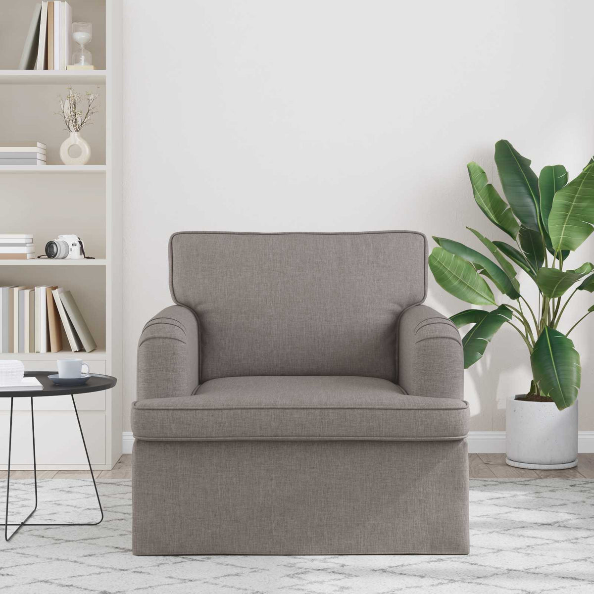 Vidaxl bank taupe 84 x 80 x 85 cm stof