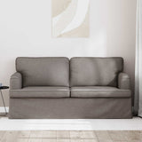 Vidaxl bank taupe 162 x 80 x 85 cm stof