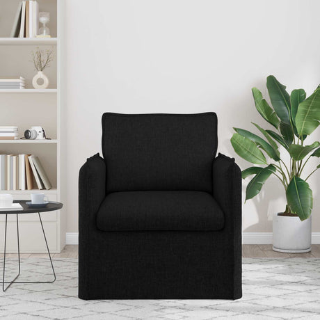Vidaxl bank zwart 75 x 82 x 85 cm stof