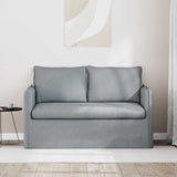 Vidaxl bank lichtgrijs 136 x 82 x 85 cm stof
