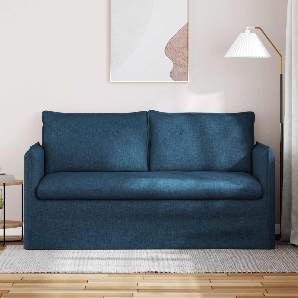 Vidaxl bank blauw 156 x 82 x 85 cm stof