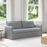 Vidaxl bank lichtgrijs 196 x 82 x 85 cm stof