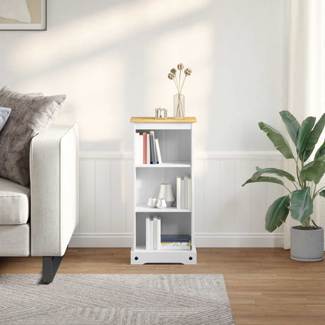Vidaxl boekenkast 46 x 29 x 100 cm massief grenenhout wit