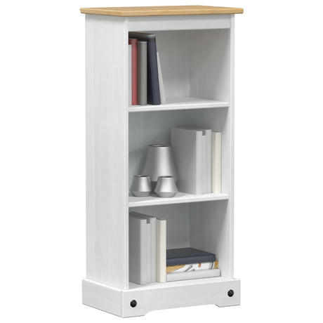 Vidaxl boekenkast 46 x 29 x 100 cm massief grenenhout wit
