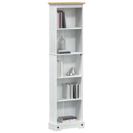 Vidaxl boekenkast 46 x 20 x 170 cm massief grenenhout wit