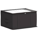 Vidaxl opbergdoos met transparant bovenraam 6 st nonwoven stof 37,5 l