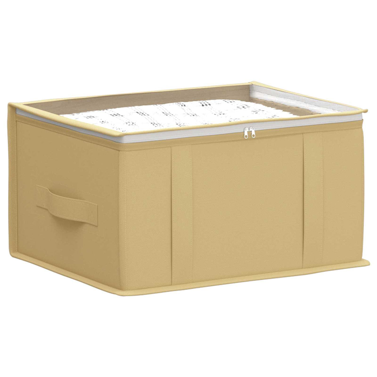 Vidaxl opbergdoos met transparant bovenraam 6 st nonwoven stof 37,5 l
