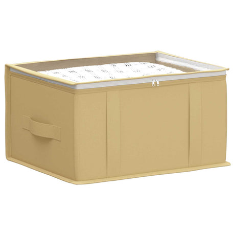 Vidaxl opbergdoos met transparant bovenraam 6 st nonwoven stof 37,5 l