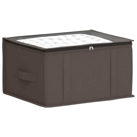 Vidaxl opbergdoos met transparant bovenraam 6 st nonwoven stof 33,6 l