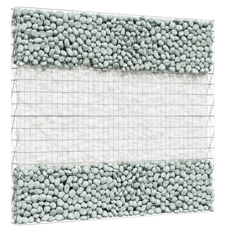 Vidaxl tuinstenen wit 12 cm glas