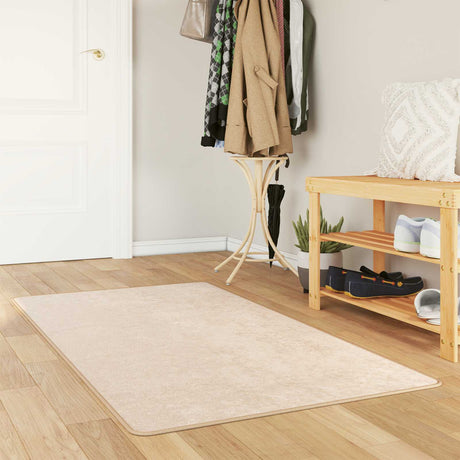 Vidaxl vloerkleedloper marsa crèmekleurig 100 x 150 cm