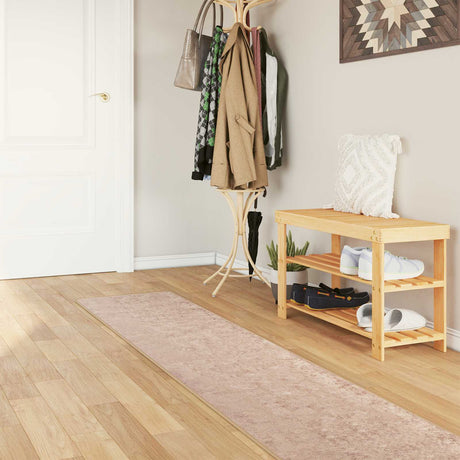Vidaxl vloerkleedloper marsa zand 50 x 300 cm polyester en pvc