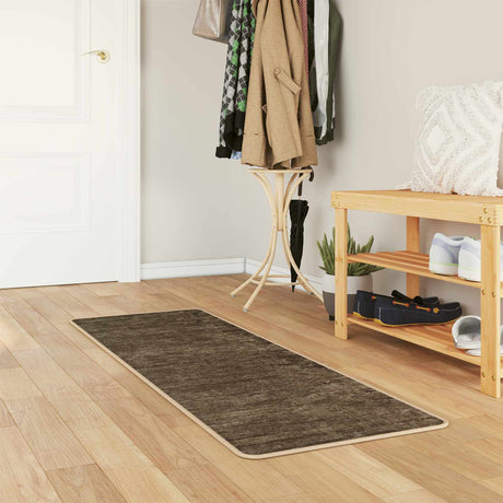 Vidaxl vloerkleedloper marsa bosgroen 50 x 150 cm polyester en pvc