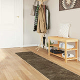 Vidaxl vloerkleedloper marsa bosgroen 50 x 400 cm polyester en pvc
