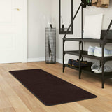 Vidaxl vloerkleedloper marsa antraciet 50 x 200 cm polyester en pvc