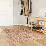 Vidaxl vloerkleedloper marsa geel 100 x 150 cm polyester en pvc