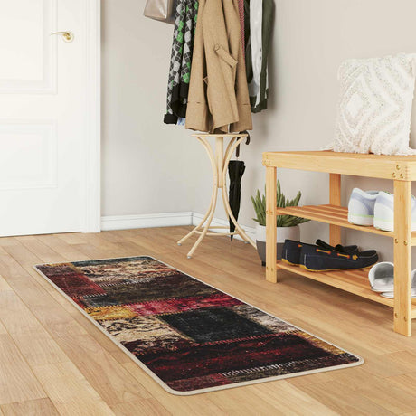 Vidaxl vloerkleedloper marsa meerkleurig 50 x 150 cm polyester en pvc