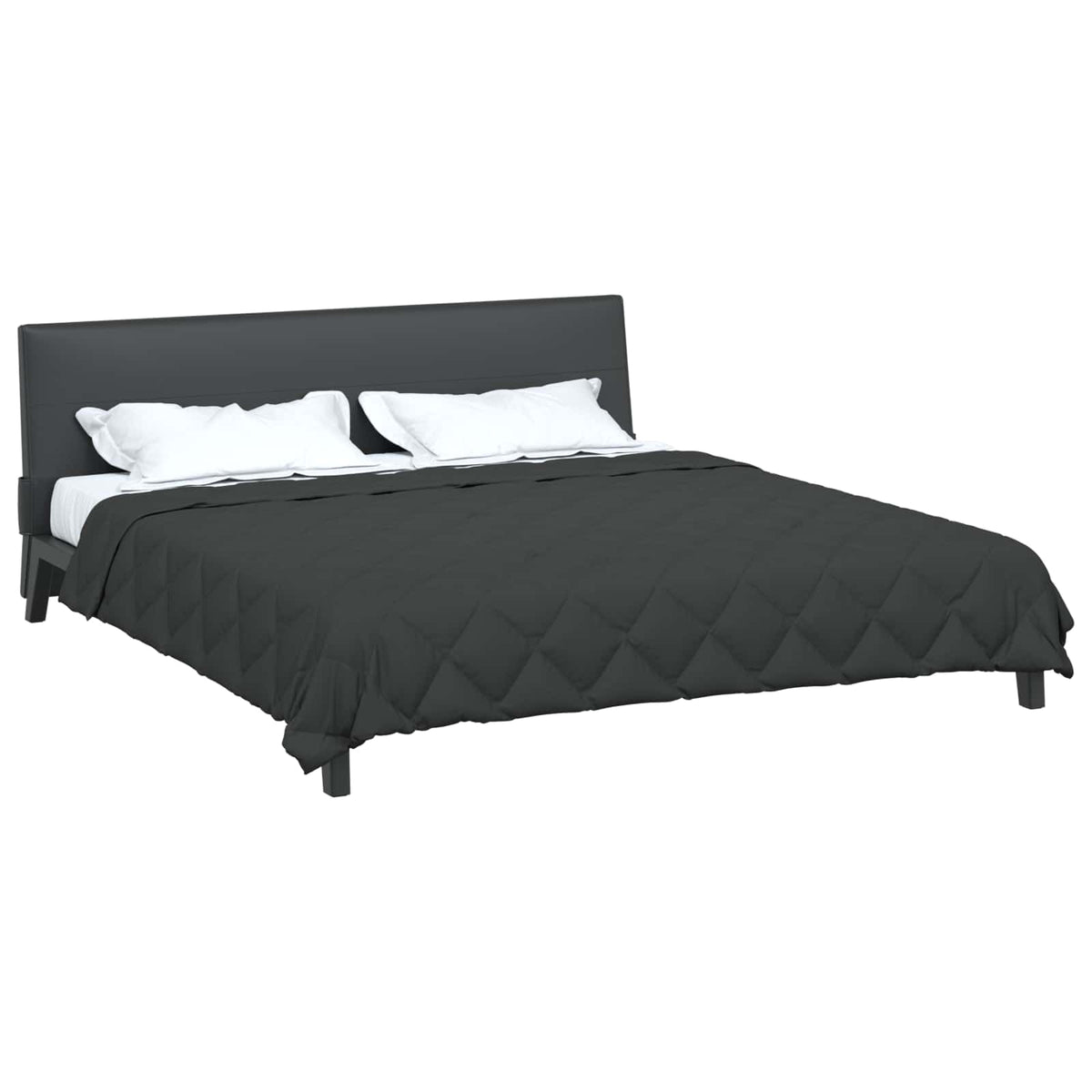 Vidaxl zomerdekbed 220 x 200 cm zomer 200 gsm antraciet