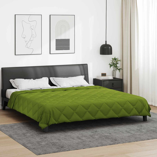 Vidaxl zomerdekbed 220 x 240 cm zomer 200 gsm groen