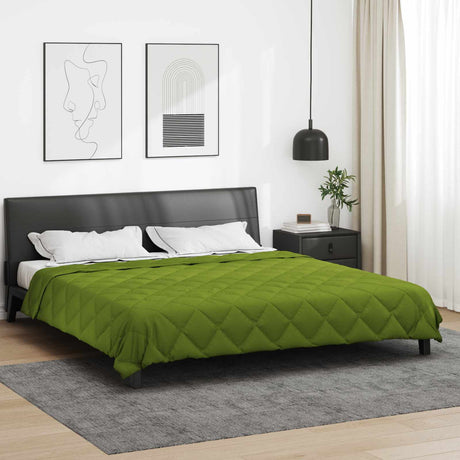 Vidaxl zomerdekbed 220 x 260 cm zomer 200 gsm groen