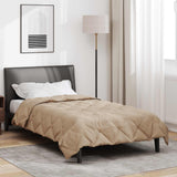 Vidaxl zomerdekbed 220 x 140 cm zomer 200 gsm taupe