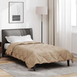 Vidaxl zomerdekbed 220 x 155 cm zomer 200 gsm taupe