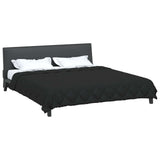 Vidaxl zomerdekbed 200 x 200 cm zomer 200 gsm zwart