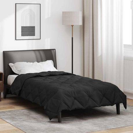 Vidaxl zomerdekbed 220 x 135 cm zomer 200 gsm zwart