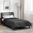 Vidaxl zomerdekbed 200 x 155 cm zomer 200 gsm zwart en anthraciet